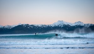 Surfing a 5-Mile Wave in Alaska